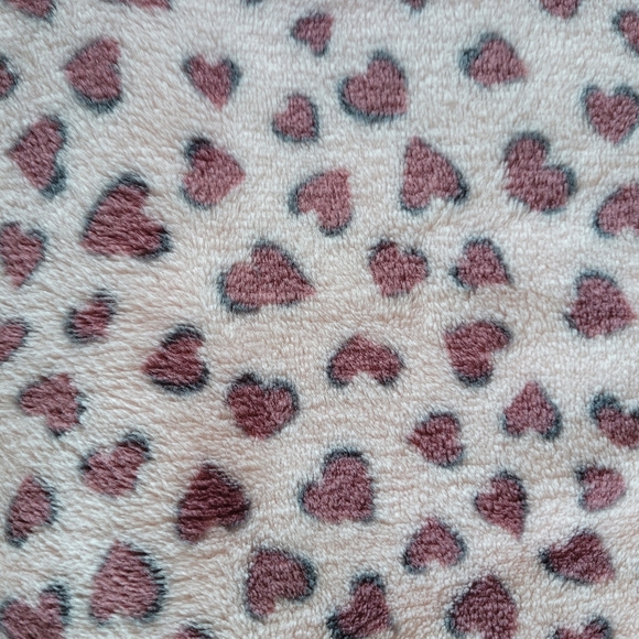 Denver Hayes Plush Jogger in Pink Hearts, BNWT, Size 2X - Picture 6 of 8